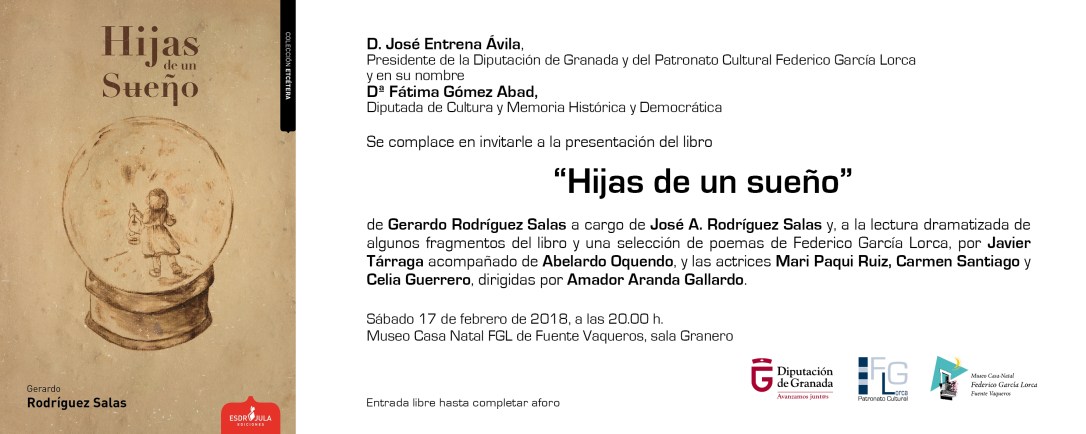 invitacion hijas de un sueño 2018